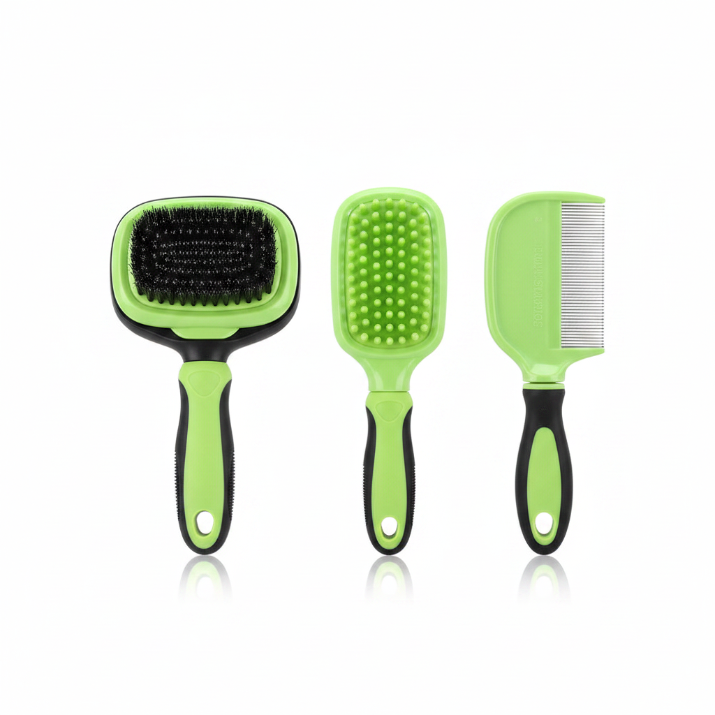 Professional Dog Grooming Comb Set – Reduces Shedding